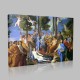 Poussin-Apollon et les Muses Stampa su Tela