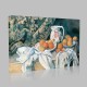 Paul Cezanne-Still Life with a Curtain Canvas