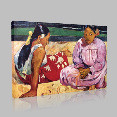 Paul Gauguin-Tahitian Women On the Beach Stampa su Tela