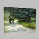 Van Gogh-Couple in the Park, Arles Stampa su Tela