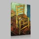 Van Gogh-La Chaise de Van Gogh Stampa su Tela