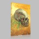 Van Gogh-Skull Stampa su Tela