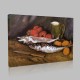 Van Gogh-Still Life with Mackerels, Lemons and Tomatoes Canvas