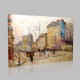 Van Gogh-The Boulevard of Clichy Stampa su Tela