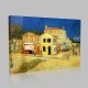 Van Gogh-The house of Vincent Stampa su Tela