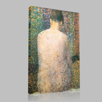 Georges-Pierre Seurat-Poseuse seen of back Study for Poseuses Stampa su Tela