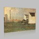 Georges-Pierre Seurat-Suburbs Stampa su Tela