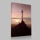 Caspar David Friedrich-Crucifix au bord de la  Baltique Canvas